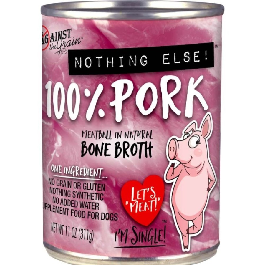 Pet Food Against the Grain | Against The Grain Nothing Else One Ingredient Pork Dog Food Pork 12Ea/11 Oz.