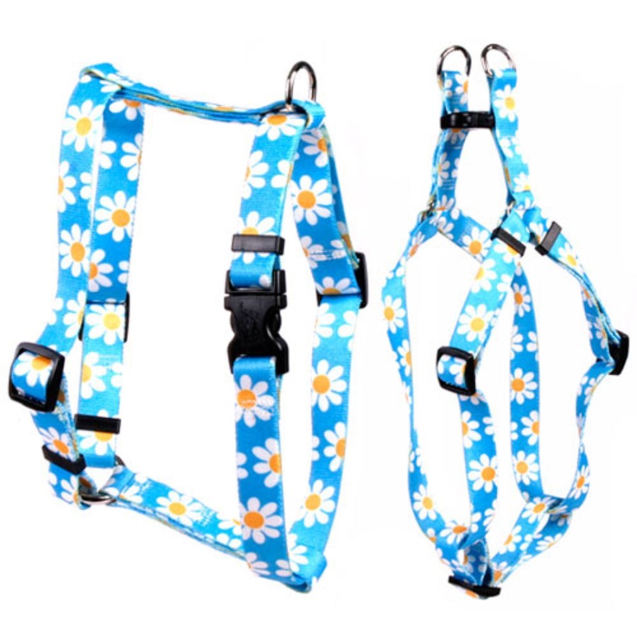 Collars, Leads & Accessories Yellow Dog Design | Blue Daisy Collection