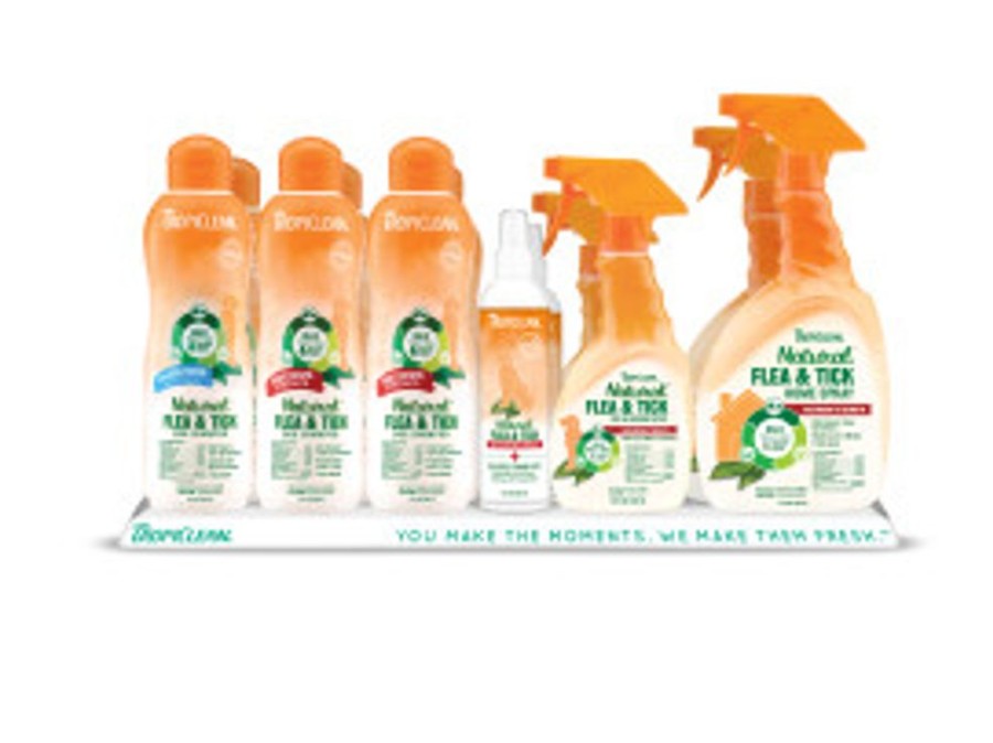 Grooming & Shampoos Tropiclean | 15Pc Natural Flea & Tick Display