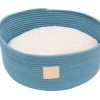 Beds, Crates, Etc. FuzzYard Life | Fuzzyard Life Rope Basket Bed - French Blue