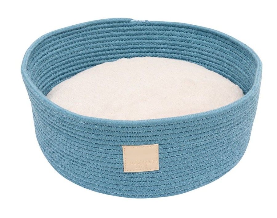 Beds, Crates, Etc. FuzzYard Life | Fuzzyard Life Rope Basket Bed - French Blue