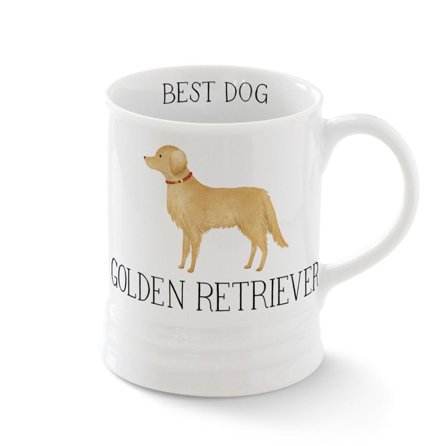 For The Home PetShop by Fringe Studio | Golden Mug With Artwork By Julianna Swaney