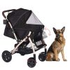 Totes & Carriers HPZ™ Pet Rover | Hpz Pet Rover Xl Stroller - Black