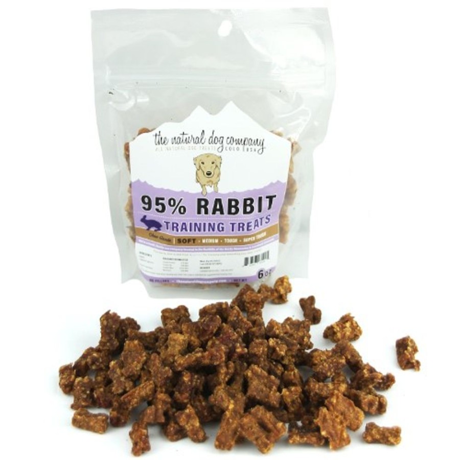 Treats Tuesday's Natural Dog Company | Rabbit Training Bites (95% Meat) - 6Oz Bag