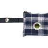 Stain, Odor & Clean-Up Products Jax & Bones | P.U.P. Waste Bag Dispenser - Tartan Navy And White