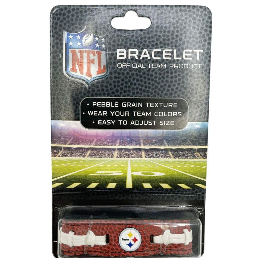 Stuff For Humans Pets First, Inc. | Pittsburgh Steelers Human Pebble Grain Bracelet