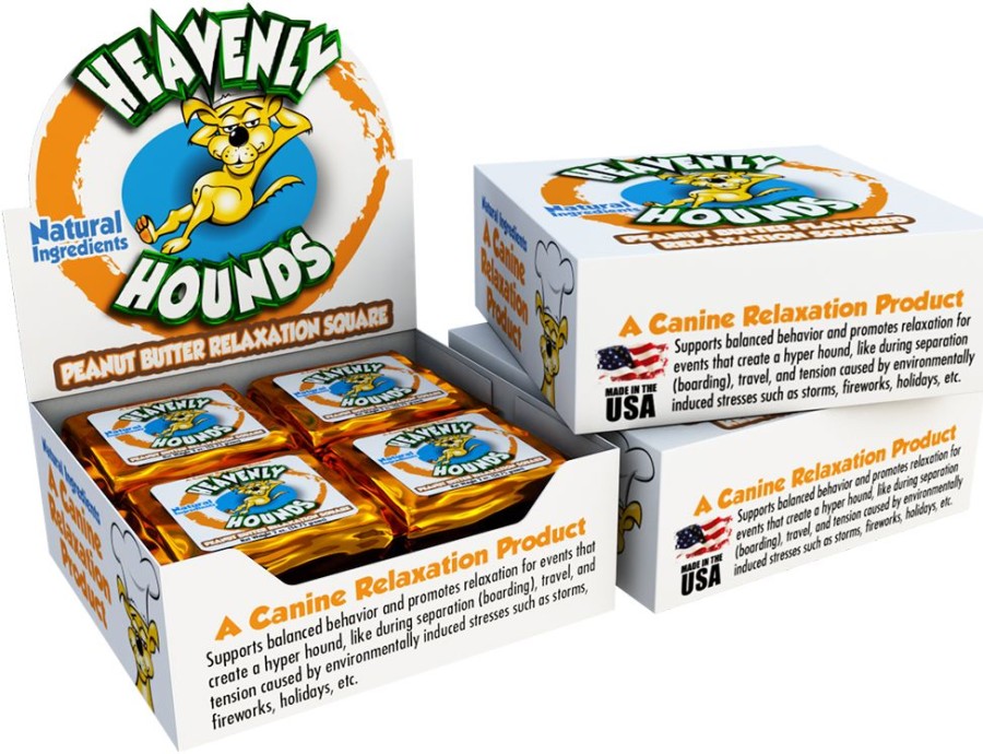 Health & Safety Heavenly Hounds | Heavenly Hounds - 48 Individually Wrapped 2 Oz. Relaxation Squares (Four 12-Packs)