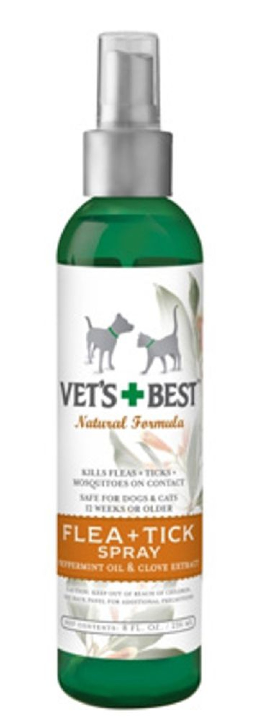 Grooming & Shampoos Veterinarian's Best | Natural Flea + Tick Spray (8 Oz)