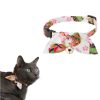 For Cats & Other Critters Necoichi | Kimono Ribbon Cat Collar (White)