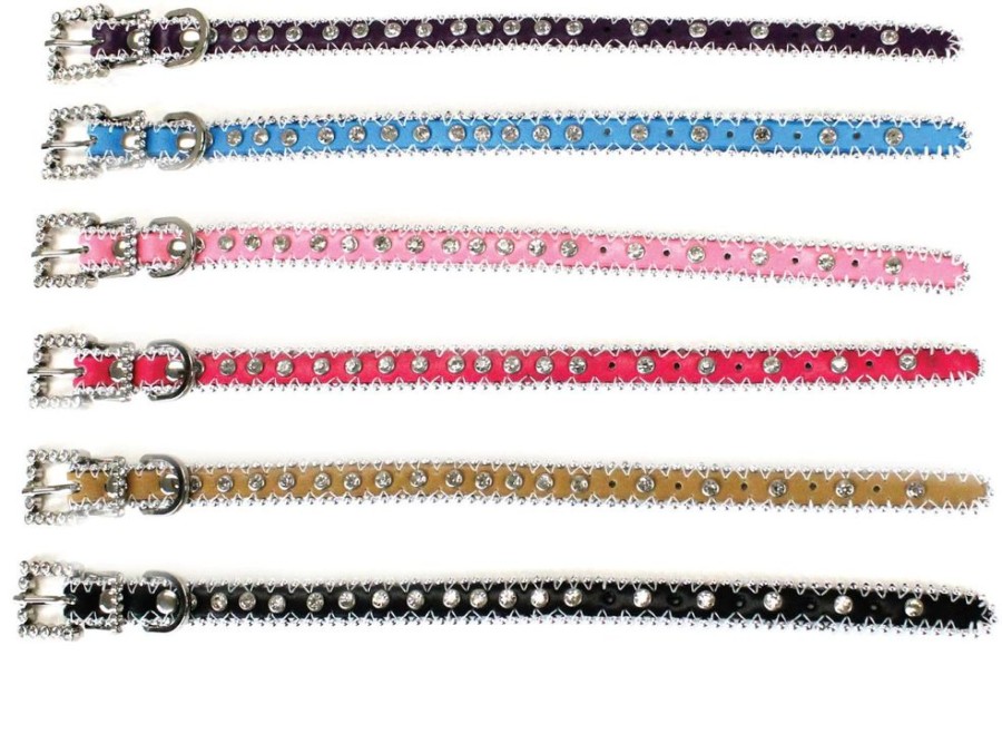 Collars, Leads & Accessories Canine Brands | Bling Dog Collar - Black