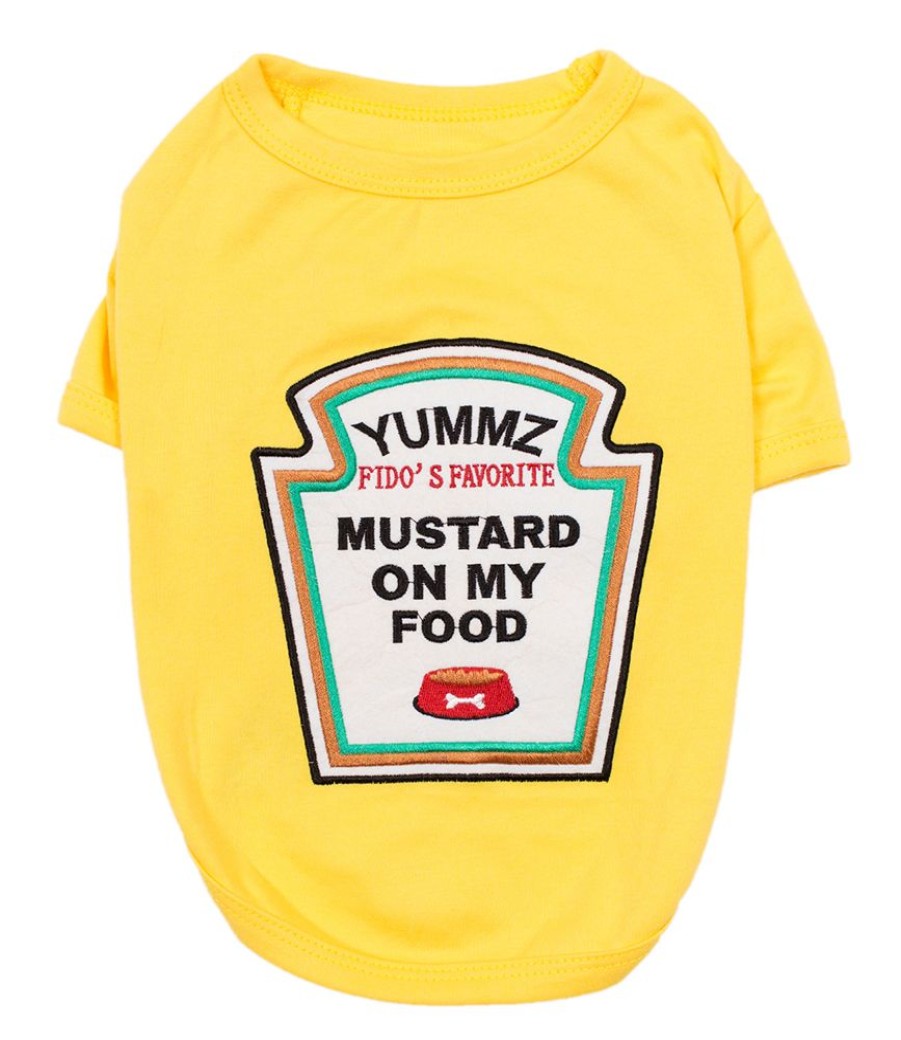 Pet Apparel (Continued) Parisian Pet® | Mustard Licker Dog Shirt