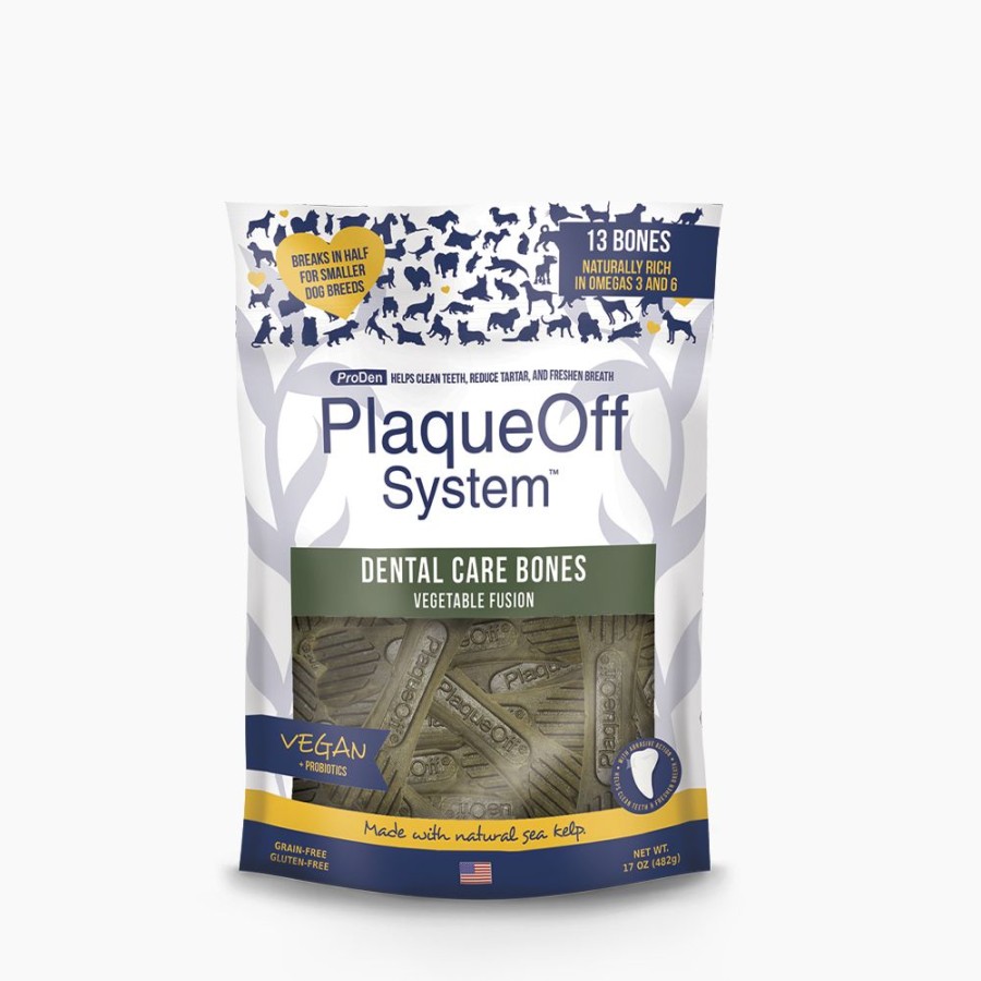 Treats PlaqueOff | Plaqueoff - Dental Bones - Vegetable Fusion