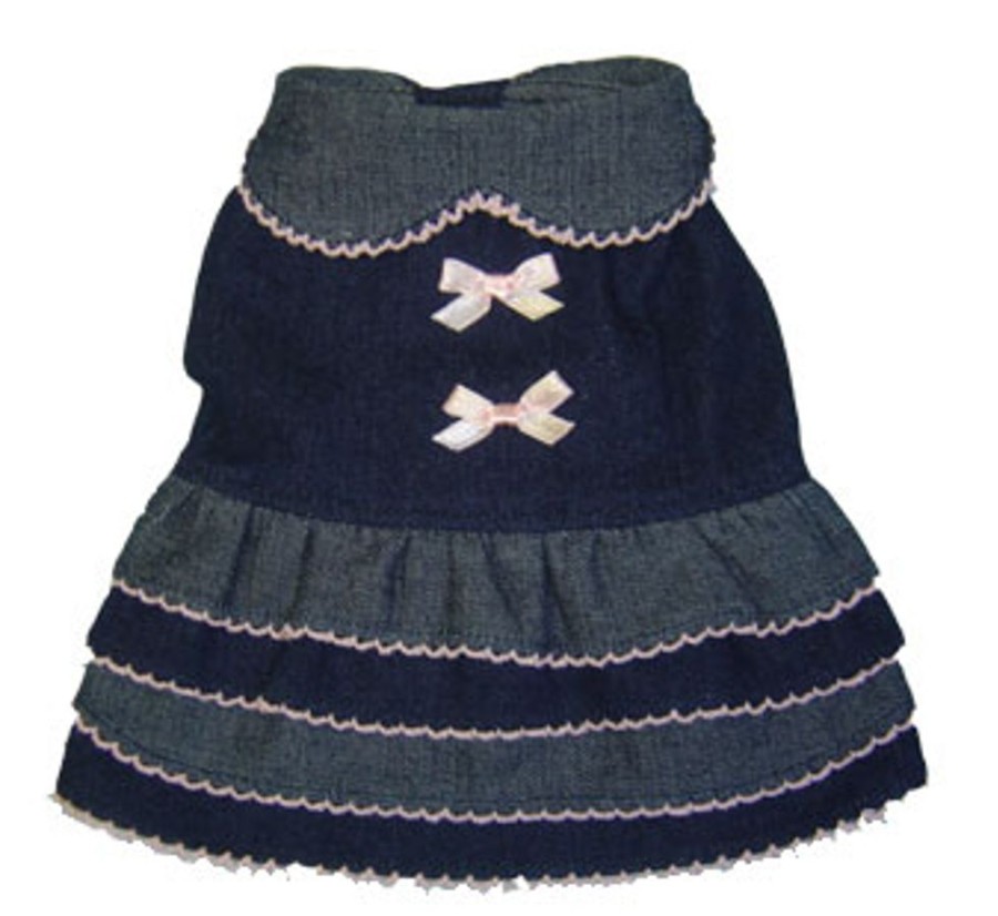 Pet Apparel (Continued) Puppe Love / PamPet USA | Denim Frill Dress