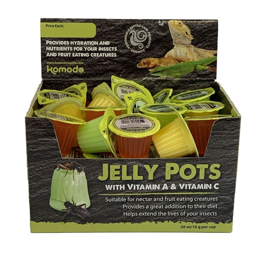 For Cats & Other Critters Komodo | Komodo Jelly Pots Fruit 40 Count Pdq 16Grams