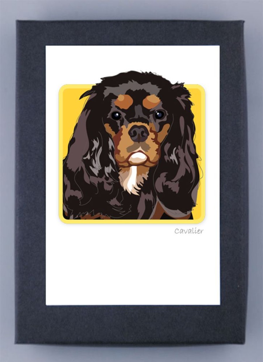 Special Occasion & Holiday Paper Russells | Cavalier,Black & Brown - Grrreen Boxed Note Cards