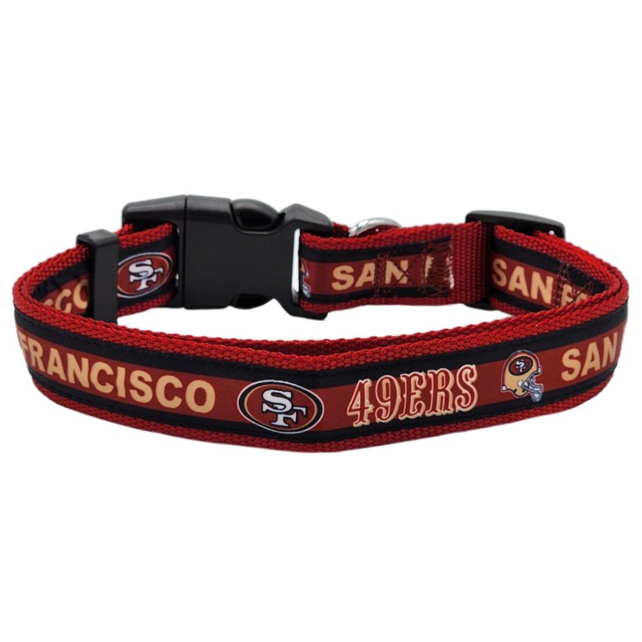 Pet Apparel Pets First, Inc. | San Francisco 49Ers Satin Collar