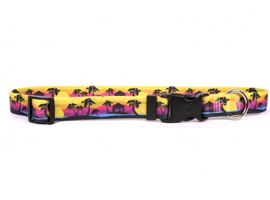 Collars, Leads & Accessories Yellow Dog Design | Palm Tree Island Standard Collar