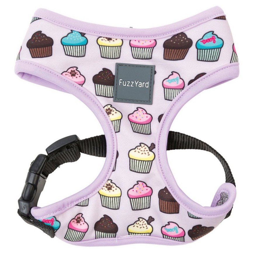 Harnesses FuzzYard | Fresh (Purple With Cupcakes) Dog Harness