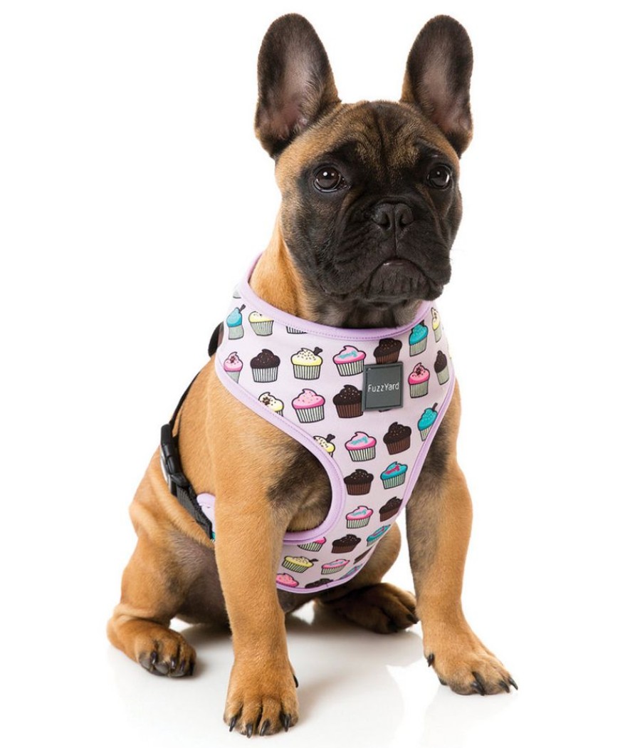 Harnesses FuzzYard | Fresh (Purple With Cupcakes) Dog Harness