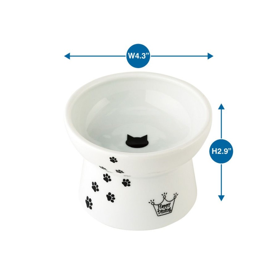 Bowls & Feeding Supplies Necoichi | Raised Cat Food Bowl (Cat )