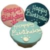 Special Occasion & Holiday Preppy Puppy Bakery | 4" Birthday Cakes - Assorted Colors - Rolled Oats And Peanut Butter