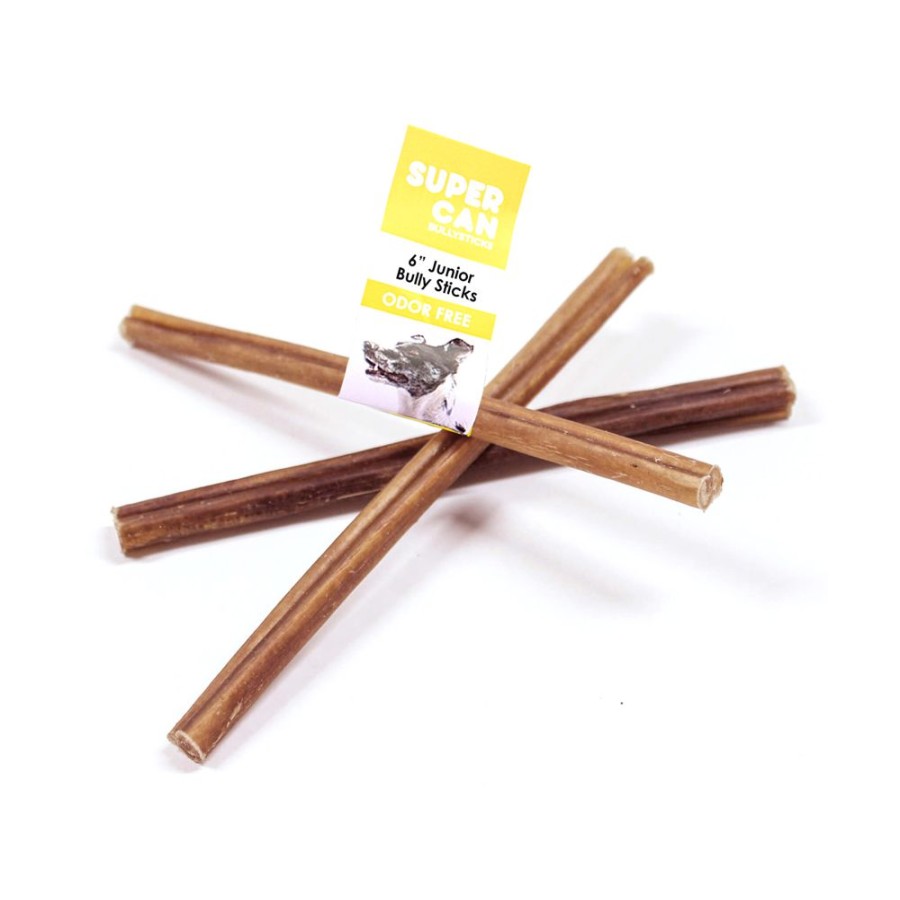 Treats SuperCan Bullysticks | 6" Junior Bully Sticks