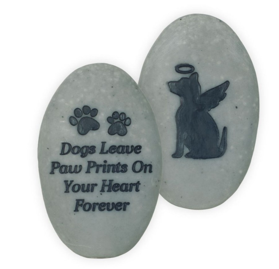 Special Occasion & Holiday AngelStar | Rainbow Bridge Pet Stone - Dogs Leave Paw Prints On Your Heart Forever