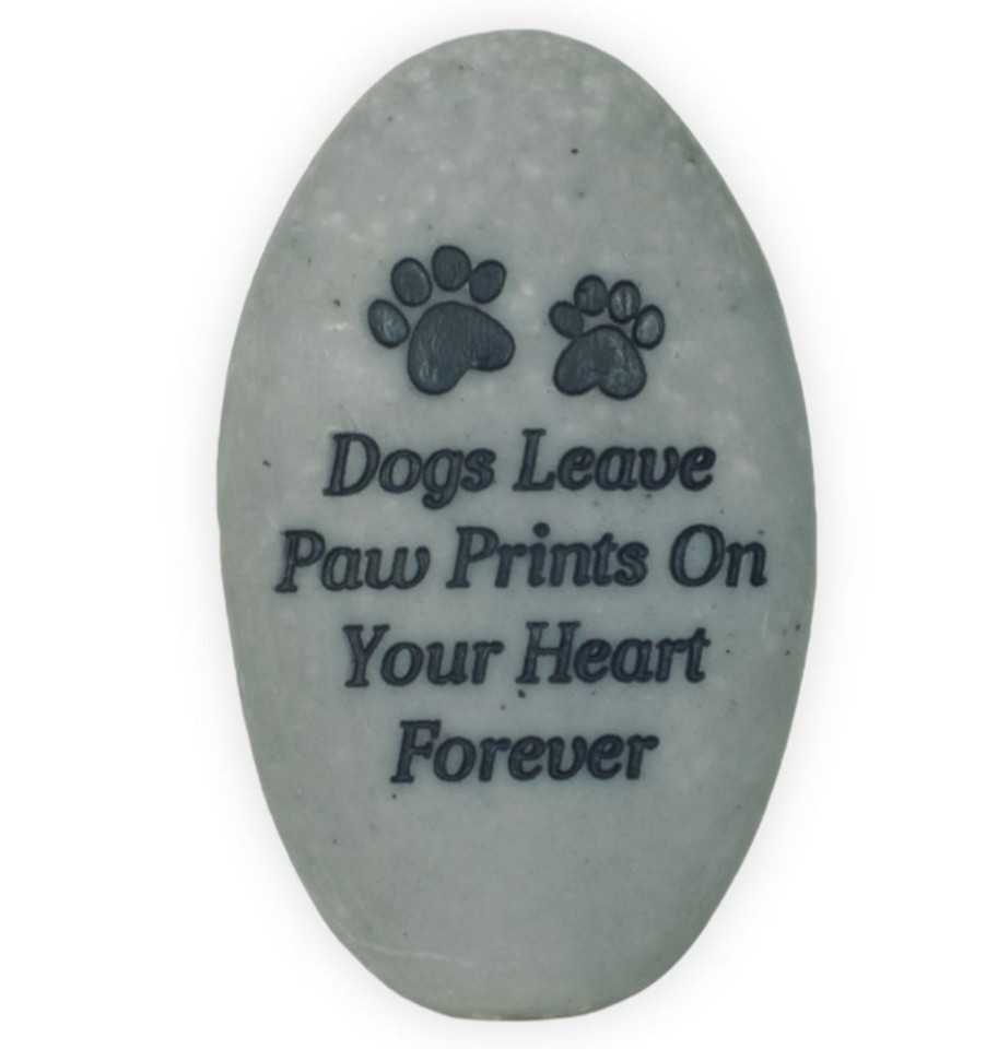 Special Occasion & Holiday AngelStar | Rainbow Bridge Pet Stone - Dogs Leave Paw Prints On Your Heart Forever