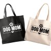 Stuff For Humans Paisley Paw Designs | Dog Mom Tote Bag | Canvas Tote | Lightweight 6 Oz Canvas | Tote Bag