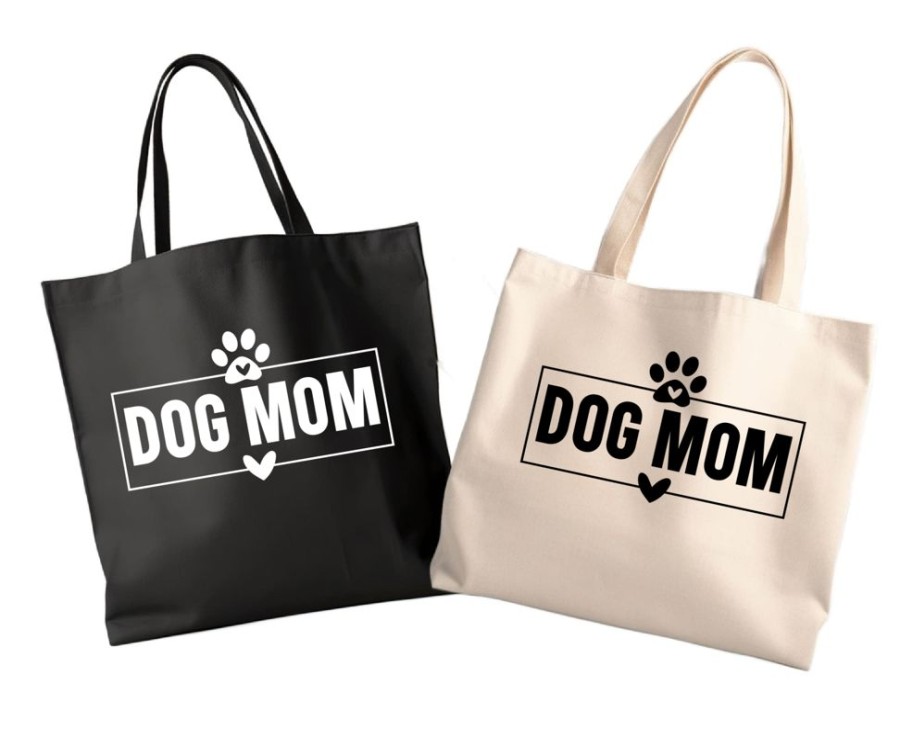 Stuff For Humans Paisley Paw Designs | Dog Mom Tote Bag | Canvas Tote | Lightweight 6 Oz Canvas | Tote Bag