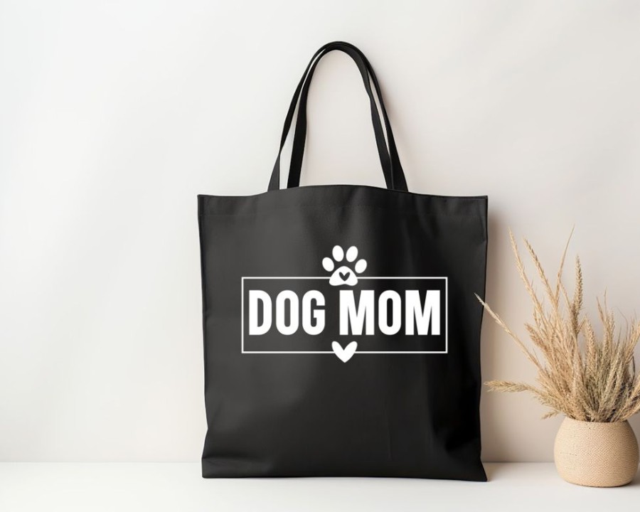 Stuff For Humans Paisley Paw Designs | Dog Mom Tote Bag | Canvas Tote | Lightweight 6 Oz Canvas | Tote Bag