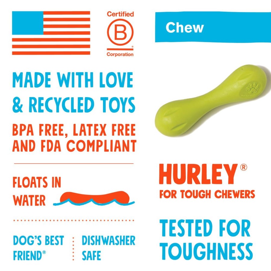 Toys & Playthings West Paw | Hurley - Chew Toy