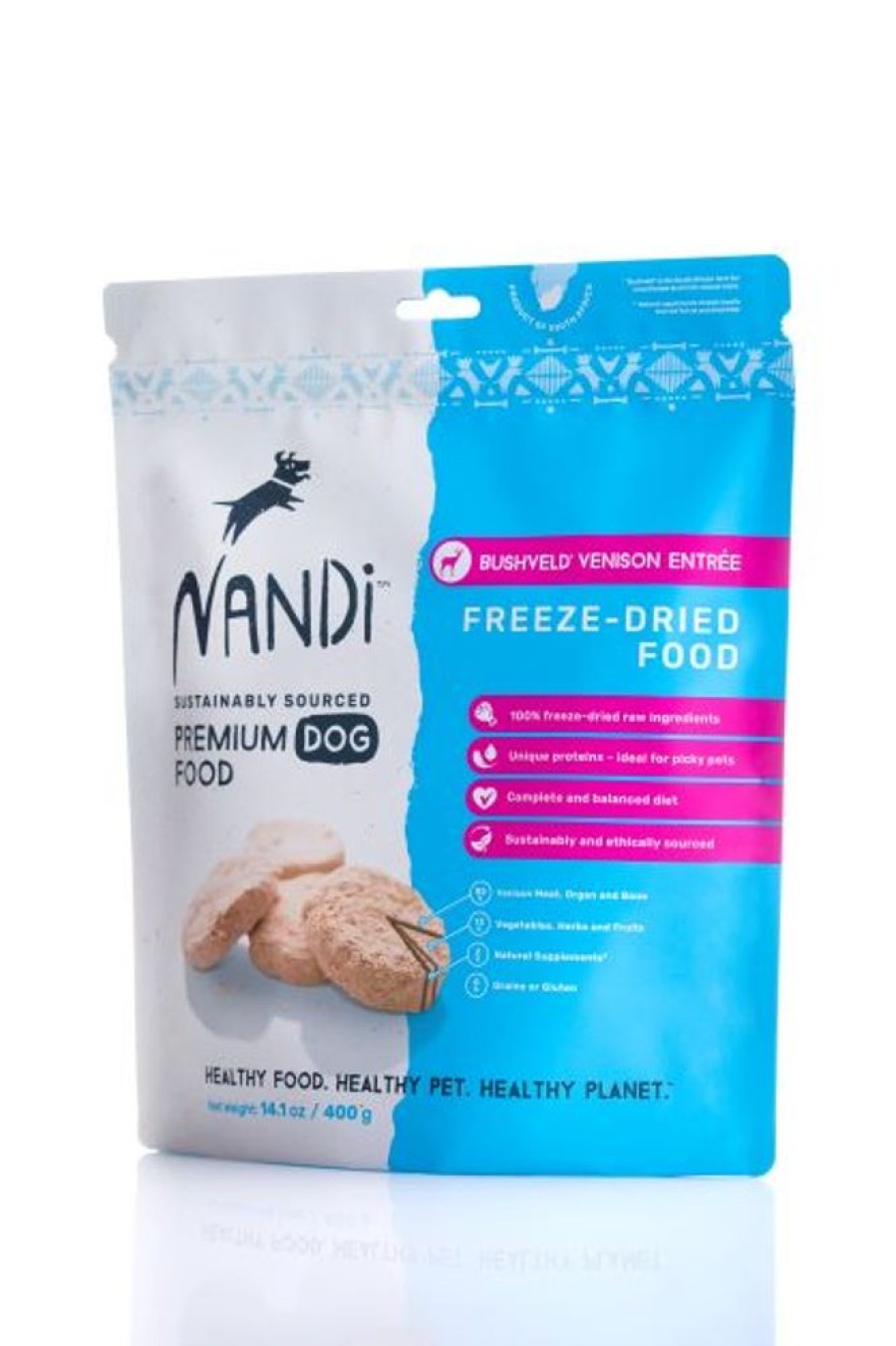 Pet Food Nandi Pet Treats | Nandi Bushveld Venison Entree Freeze-Dried Food (14.1Oz)