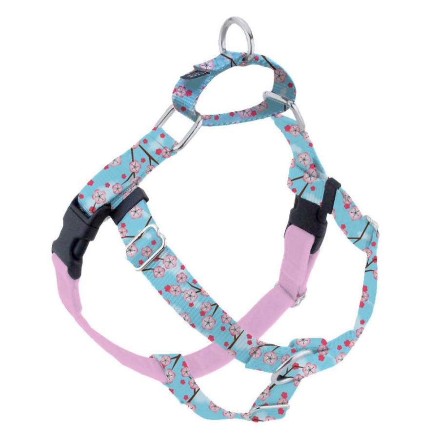 Training 2 Hounds Design | Earthstyle Cherry Blossoms Freedom No-Pull Dog Harness