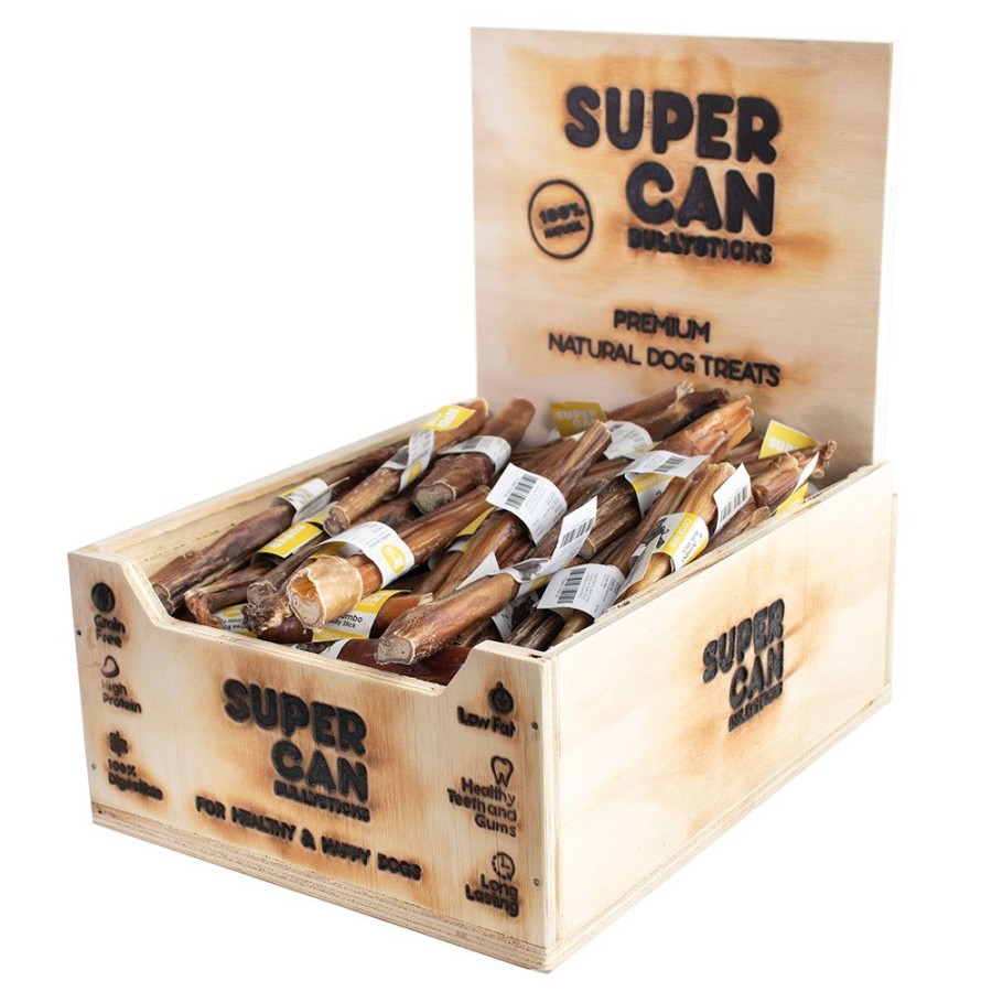 Treats SuperCan Bullysticks | 6" Jumbo Bully Sticks