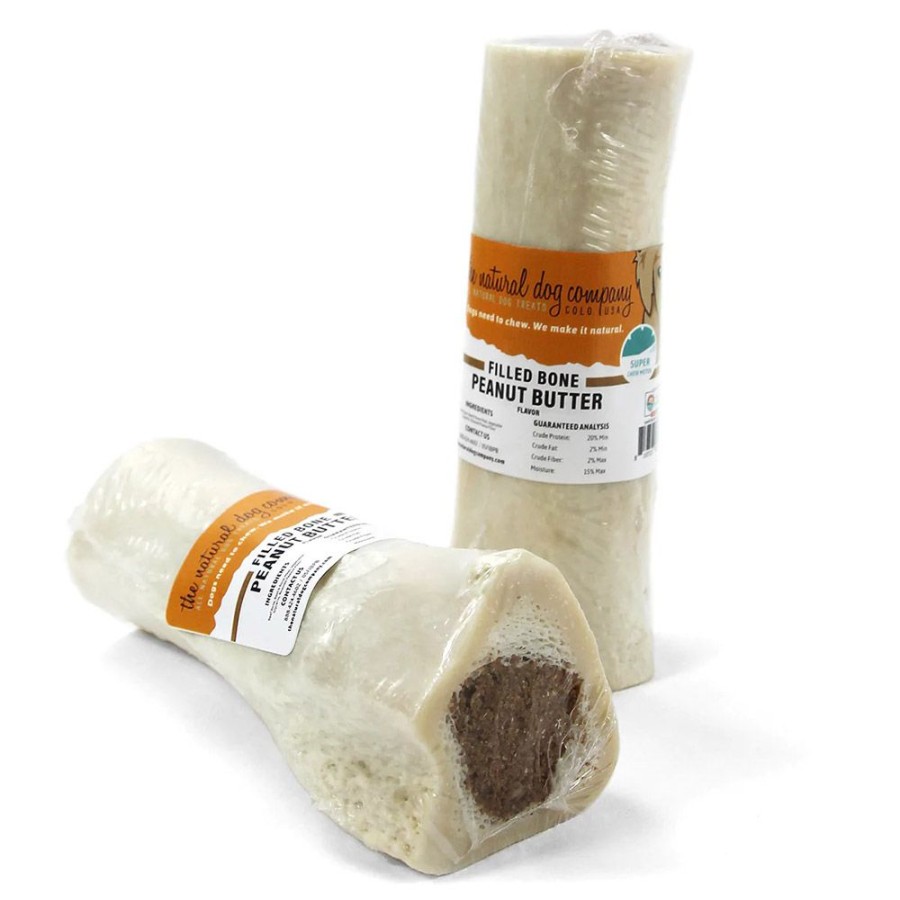 Treats Tuesday's Natural Dog Company | 5-6" Peanut Butter Filled Bones