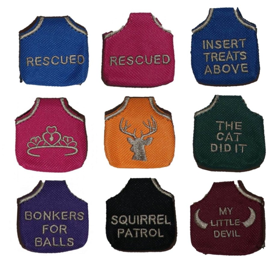 Collars, Leads & Accessories WoofHoof | The Peace Tag - Pictures & Phrases (Dog Tag Silencer)