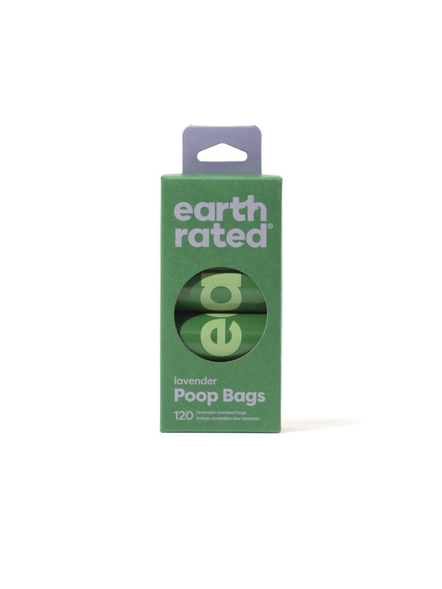 Stain, Odor & Clean-Up Products Earth Rated™ | Earth Rated Lavender Poop Bags 120Ct On 8 Refill Rolls (Case Of 12)