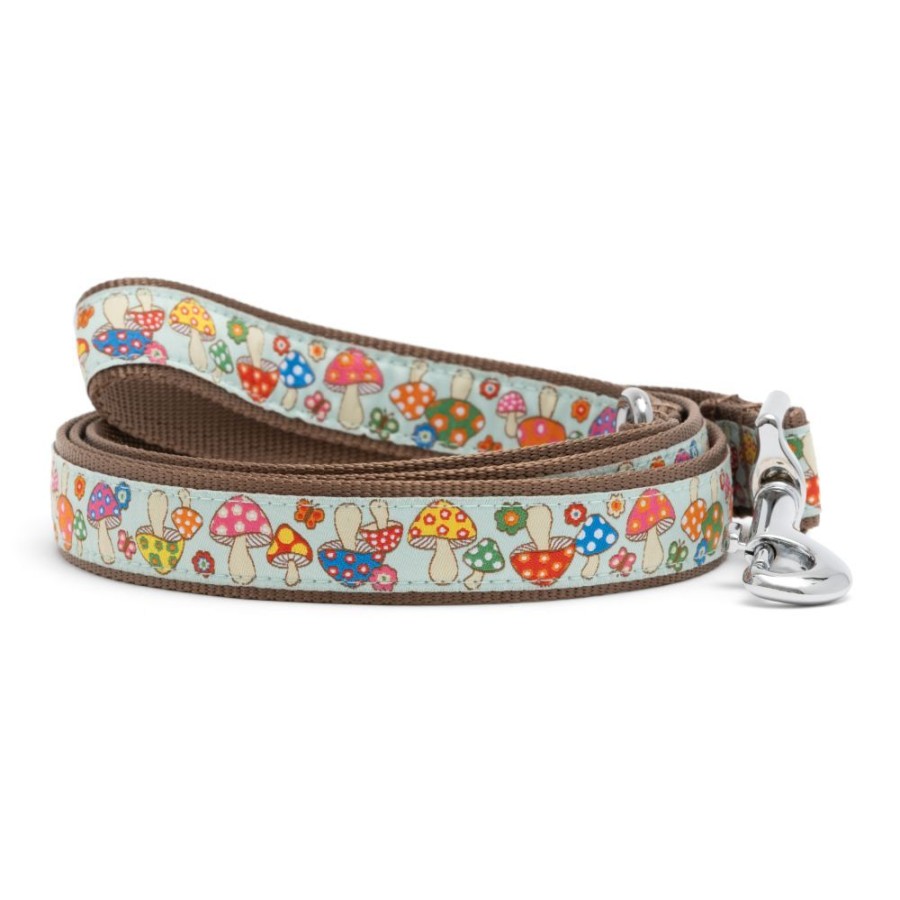 Collars, Leads & Accessories The Worthy Dog | Mushrooms Collar