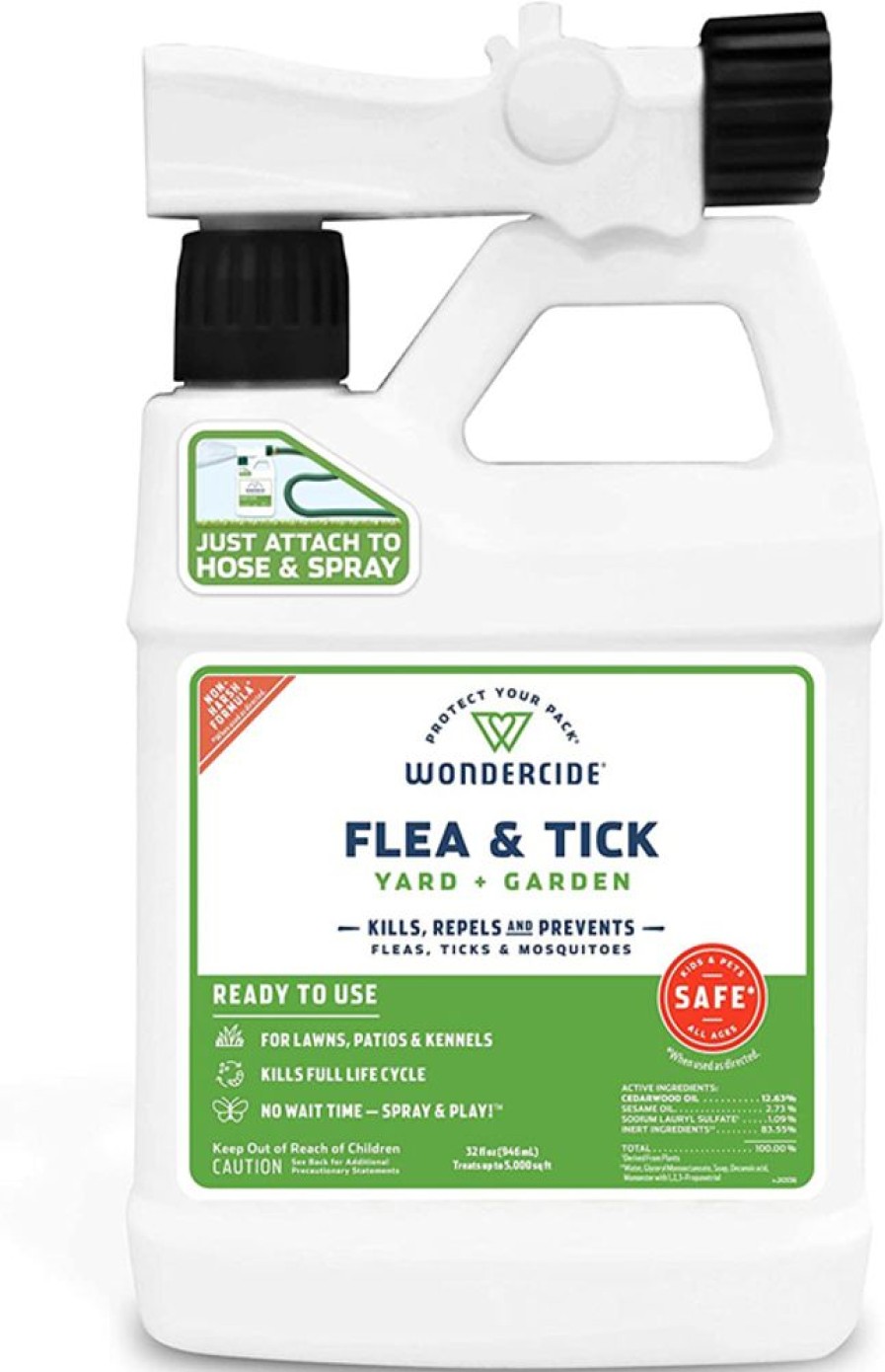 Grooming & Shampoos Wondercide | Wondercide Flea & Tick Yard + Garden-32Oz Ready To Use