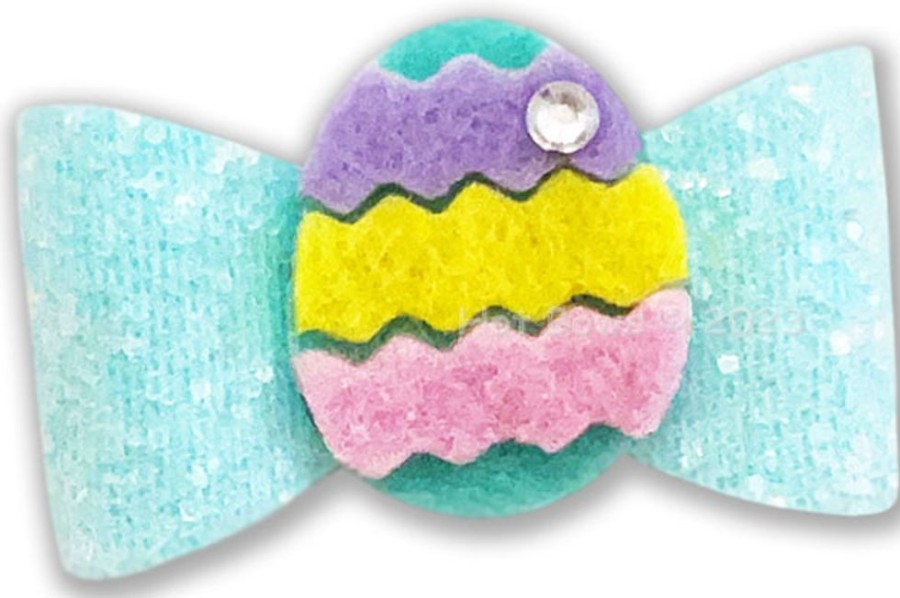 Collars, Leads & Accessories Hot Bows | Eggsotic, Lt. Blue