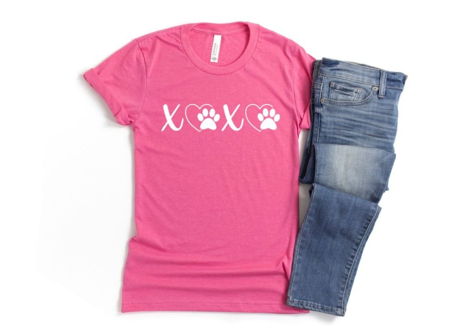 Stuff For Humans Paisley Paw Designs | Xoxo Shirt | People Shirts | Printed Tshirt | Human Dog Gear | Unisex