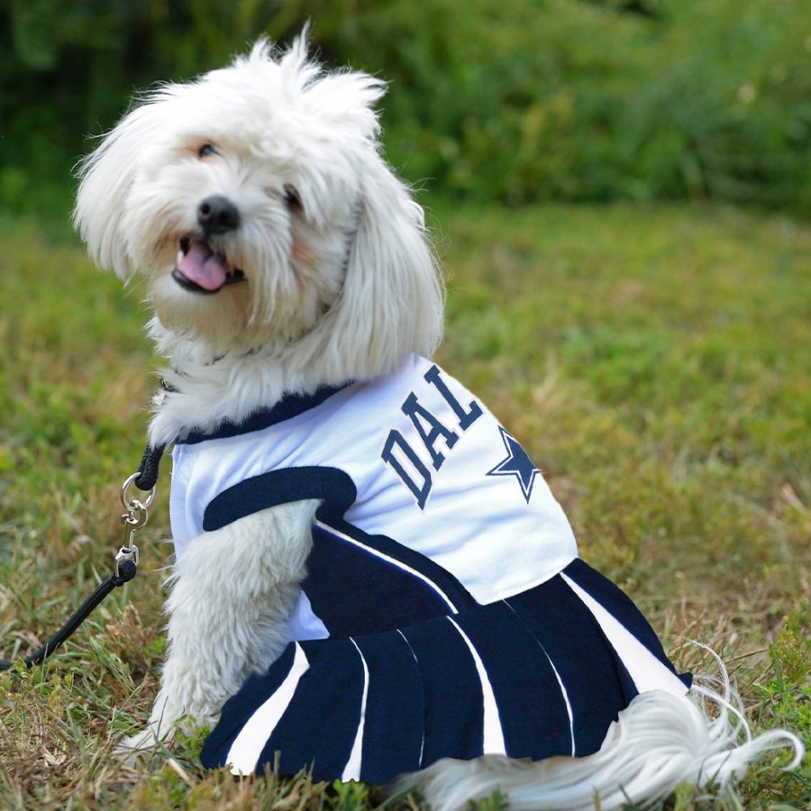 Pet Apparel Pets First, Inc. | Nfl Dallas Cowboys Cheerleader Dog Dress