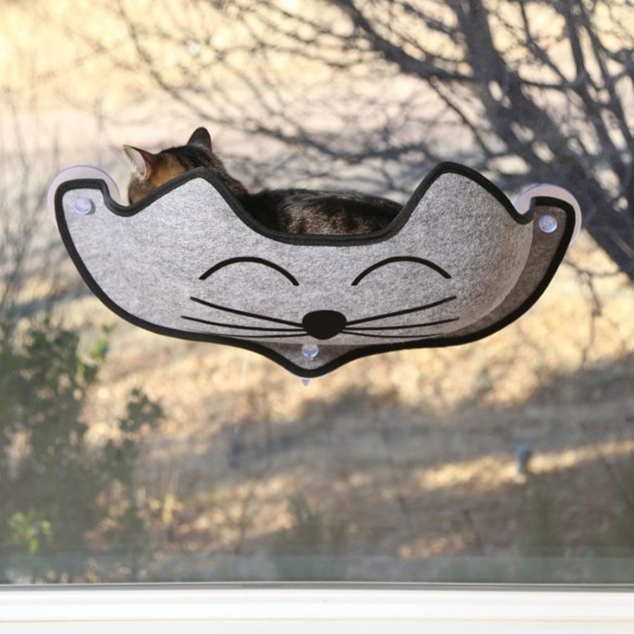 For Cats & Other Critters K&H Pet Products | Ez Mount Kittyface Window Bed