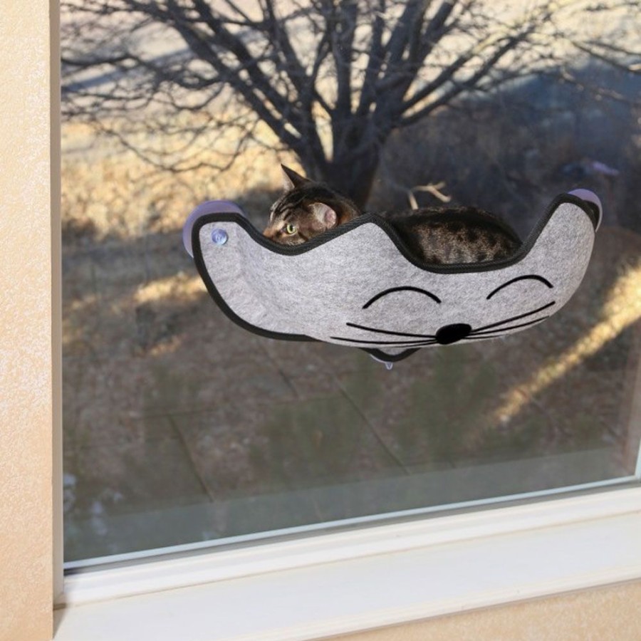 For Cats & Other Critters K&H Pet Products | Ez Mount Kittyface Window Bed