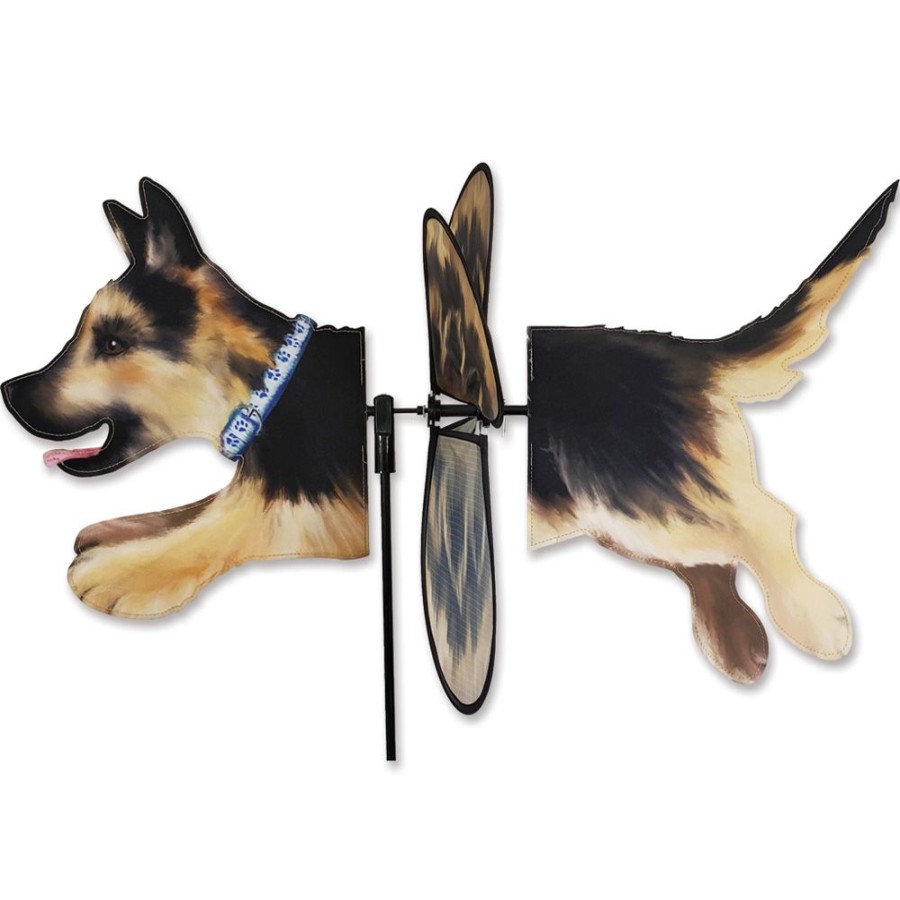 For The Home Windgarden by Premier Designs | Deluxe Petite Spinner - German Shepherd