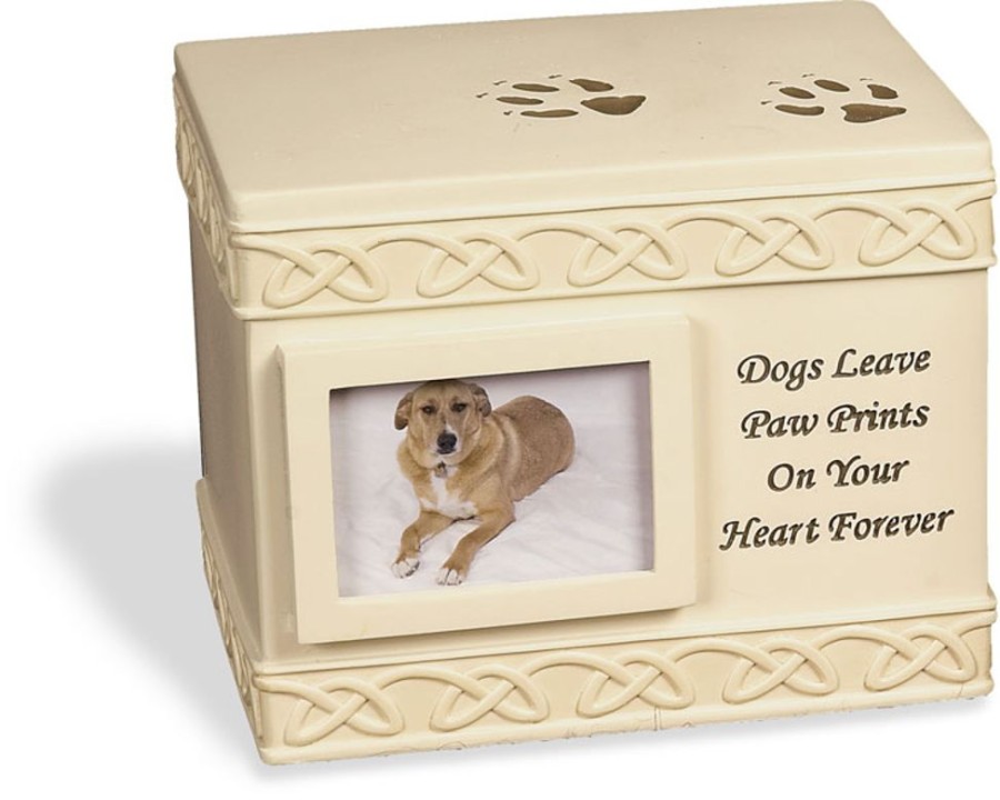 Special Occasion & Holiday AngelStar | Dog Paw Prints Box Urn