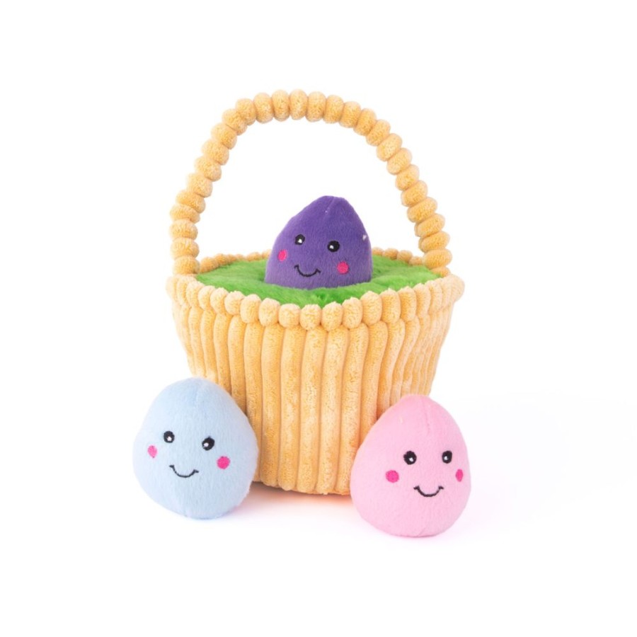 Toys & Playthings ZippyPaws | Easter Egg Basket Burrow By Zippypaws