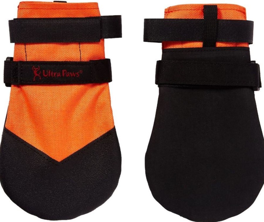 Pet Apparel Ultra Paws | Ultra Paws® Orange Rugged Dog Boots 4 Count