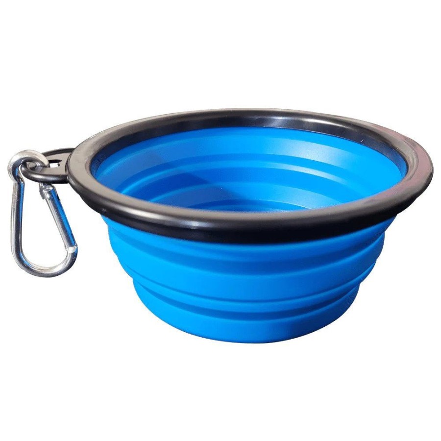 For Cats & Other Critters Travel Cat | The Go Anywhere Bowl Collapsible Travel Pet Food And Water Dish For Cats